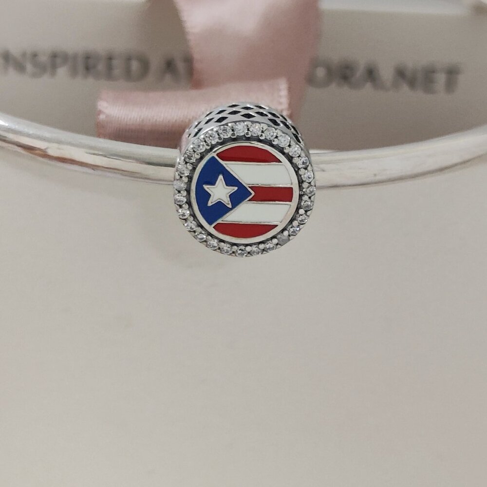 Pandora Puerto Rico Flag Exclusive Bead Charm Old San Juan Puerto Rico Travel